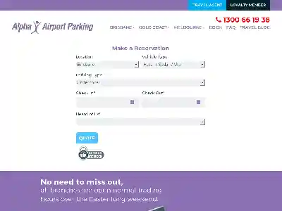  Alpha Airport Parking promo code