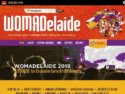  WOMADelaide promo code
